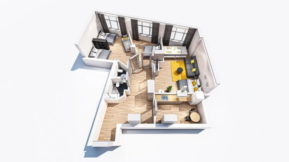 Image 3 of Spacious 2 BR Apartment Hamburg