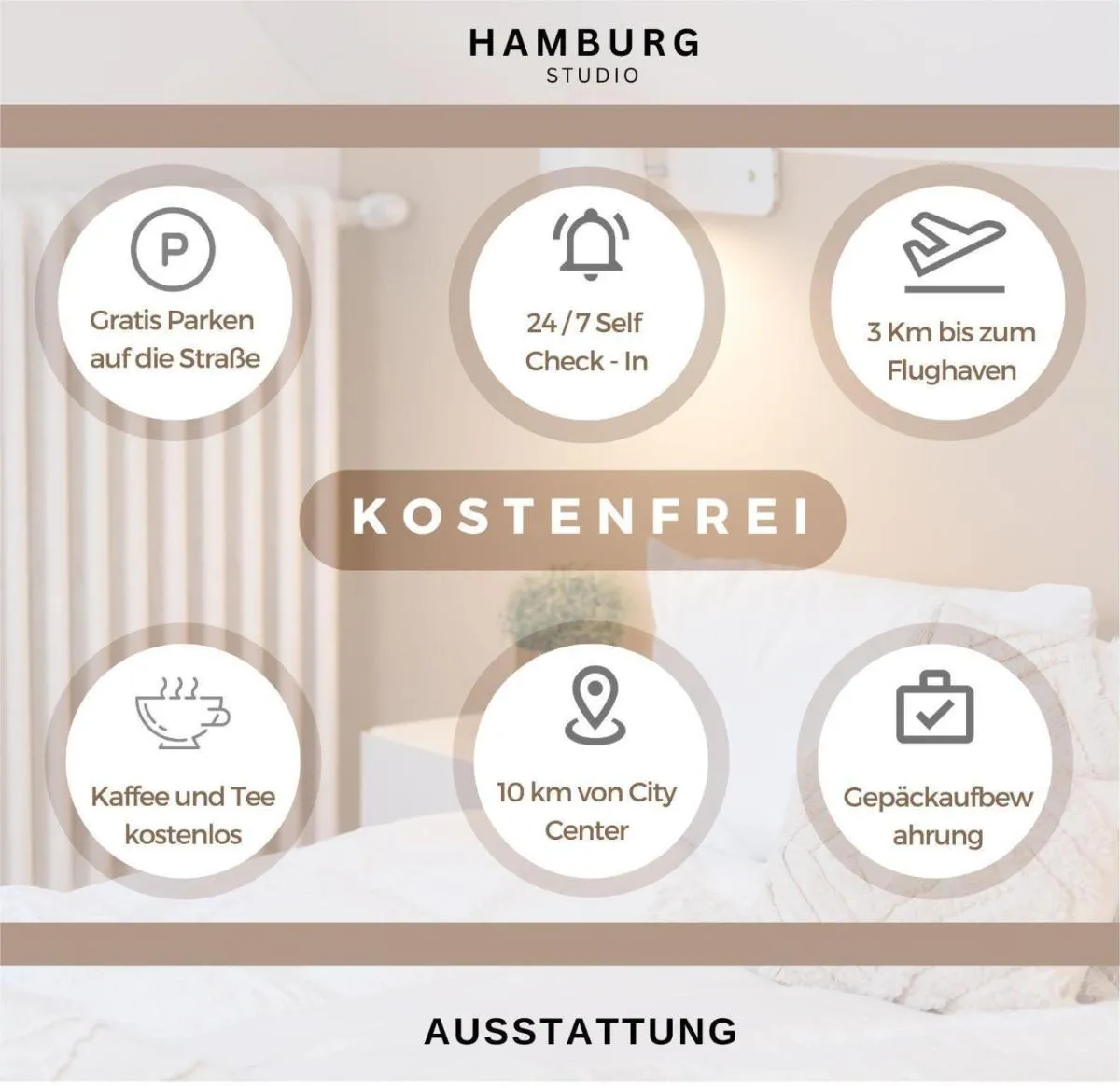 Image 1 of Hamburg Studio für bis zu 4 Personen